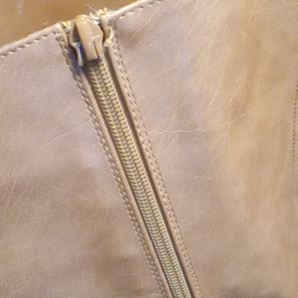 Brown Leather Knee-High Boots - Picture 3 of 5